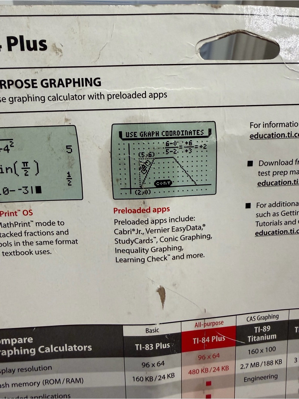 Texas Instrument TI-84 Plus Graphing Calculator - Picture 7 of 13